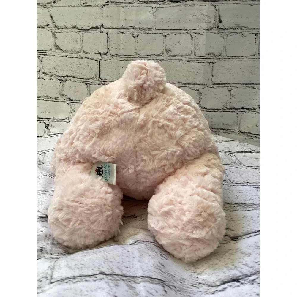 Jellycat Bartholomew Bear Large Blush Pink Plush Stuffed Animal Toy 14 inch